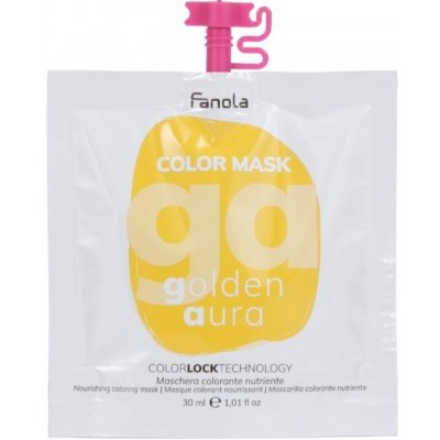 Fanola Color Mask farebné masky Golden Aura zlatá 30 ml