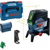 Bosch Krížovo-bodový laser GCL 2-50 CG + RM 2 + svorka, L-Boxx, solo 0601066H03