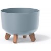 Prosperplast Kvetináč Gracyeen III svetlo sivý, variant 20 cm