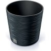 PROSPERPLAST Kvetináč FURU ROUND 25cm antracit