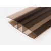 Lexan LPUVH H10 PC_H-10-BRONZ_3000 Spojovací polykarbonátový profil bronzový Dĺžka: 3000