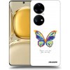 Picasee silikónový prehľadný obal pre Huawei P50 - Diamanty White