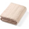 BABYONO Deka z merino vlny 75 x 100 cm light beige 0m+