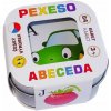 Teddies Hmaťák Pexeso Abeceda 64 kariet v plechovej krabičke