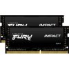 Kingston FURY Impact/SO-DIMM DDR4/16GB/3200MHz/CL20/2x8GB/Black KF432S20IBK2/16