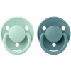 Bibs De Lux ze silikon 2ks Nordic Mint/Island Sea