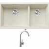 Blanco SUBLINE 480/320-U biela soft 527168 + Blanco MIDA chróm 517742