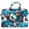 MG Wonder Briefcase taška na notebook 17'', white poppies (TOP996842)