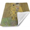 Sablio Detská deka pre bábätko Polibek - Gustav Klimt - 90x120 cm
