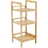 BAMBUSOVÝ REGÁL DO KÚPEĽNE SKRINKA - 3 police.