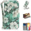 Peňaženkové 3D puzdro na Xiaomi Mi Note 10 Lite - Watercolor Flowers