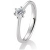 SOFIA DIAMONDS prsteň z bieleho zlata s diamantom 0,40 ct BE41/84832-W