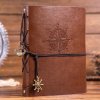Vintage fotoalbum, koža Farba: Hnedá, Vzor: Kompas