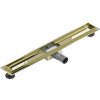 MEXEN - Flat odtokový žľab bez roštu 70 cm zlata 1515070