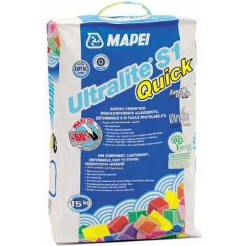 Mapei Ultralite S1 Lepidlo 15 kg sivé