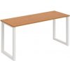 Hobis Pracovný stôl UNI O, 160x75,5x60 cm, jelša/biela