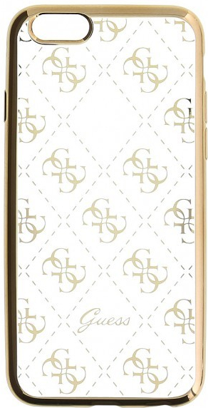 Guess gumené Apple iPhone 5/5C/5S/SE zlaté