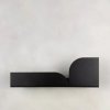NAMUOS Kovová polica BAUHAUS Black M 30cm