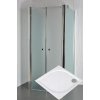ARTTEC Nástenný sprchový kút SALOON B 17 hroznové sklo 80 x 80 x 198 cm s vaničkou z mramoru LINEA PAN04667