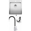 Blanco CLARON 400-IF/A nerez Durinox s excentrom PushControl 523392 + Deante NEO LUNO BOC B720 nerezová oceľ