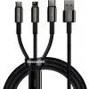 Baseus CAMLTWJ-01 Tungsten Gold 3v1 USB-C, Lightning, MicroUSB, 1,5m