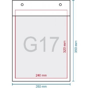 Obálka bublinková G17, 250 x 350 mm (240 x 340)