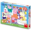 Dino ToysPrasátko Peppa 3 x 55 dielov