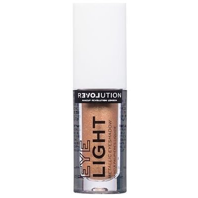 Revolution Relove Eye Light Metallic Eyeshadow metalické tekuté oční stíny 1.9 ml odstín Light Up