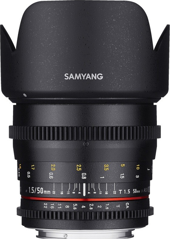 Samyang 50mm T1.5 VDSLR Canon