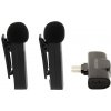 PATONA | PATONA - SADA 2x Bezdrôtový mikrofón s klipom pre Smartphone USB-C 5V | IM1297