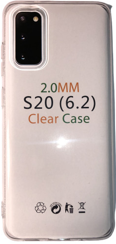 Púzdro MobilEu Transparentný obal silikónový na Samsung S20 TO62