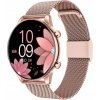 Multifunkčné dámske inteligentné hodinky Rose Gold IP67 s dvojitým opaskom