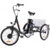 Trojkolesový elektrický bicykel Tornádo ZTECH, čierny