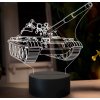 Beling 3D lampa,Tank T62, 7 farebná GF13