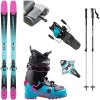 DYNAFIT Seven Summits Plus s viazaním Dynafit Radical a pásmi + lyžiarky Dynafit Seven Summits W + palice