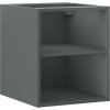 MEXEN - Box-A otvorená skrinka s policou 40, grafit mat 91AX2-0400-470-0-66