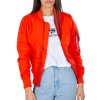 Alpha Industries dámska bunda MA-1 TT atomic red Farba: červená, Veľkosti dámske: S