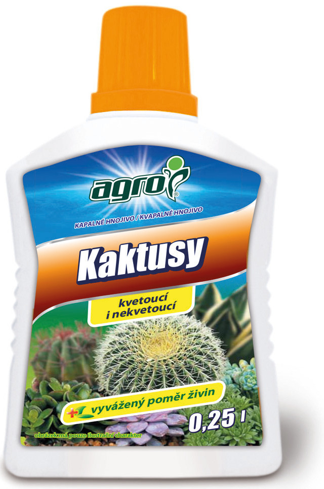 Agro CS Kvapalné hnojivo na kaktusy a sukulenty 250 ml