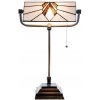 Lampa Tiffany bankárska 32*51