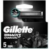 Gillette Mach3 charcoal čepieľky 4ks