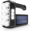Solárna COB LED baterka – 1000 lm, pracovná lampa, 1200 mAh, MicroUSB, IP55