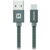 Swissten 71521302 USB - USB-C, 2m, šedý