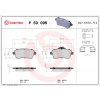 Sada brzdových platničiek, vždy 4 kusy v sade BREMBO P 50 099 (P50099)