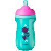 Tommee Tippee netečúci termohrnček so slamkou Explora 260ml ružová