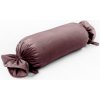 Biante Zamatový vankúš valec bonbon Velvet Prémium SVP-019 Hnedofialový 15x60 cm