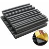 Veles-X Acoustic Self-Adhesive Wedges 50 x 50 x 5 cm - MVSS 302 Anthracite Absorpčný penový panel
