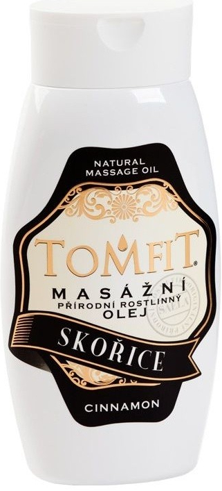 Tomfit masážny olej Škorica 250 ml