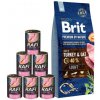 BRIT Premium By Nature Light 15 kg + morčacie konzervy 6x400 g