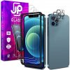 AppleMix Tvrdené sklo JP Mega Pack pre Apple iPhone 12 mini - číre - sada 3 kusov + aplikátor + 2x sklo na objektív