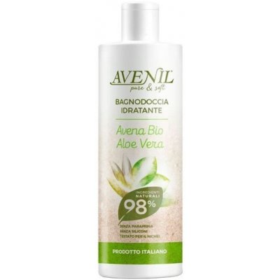 Avenil Pure & Soft hydratační sprchový gel s výtažkem z BIO ovsa setého a Aloe Vera 400 ml